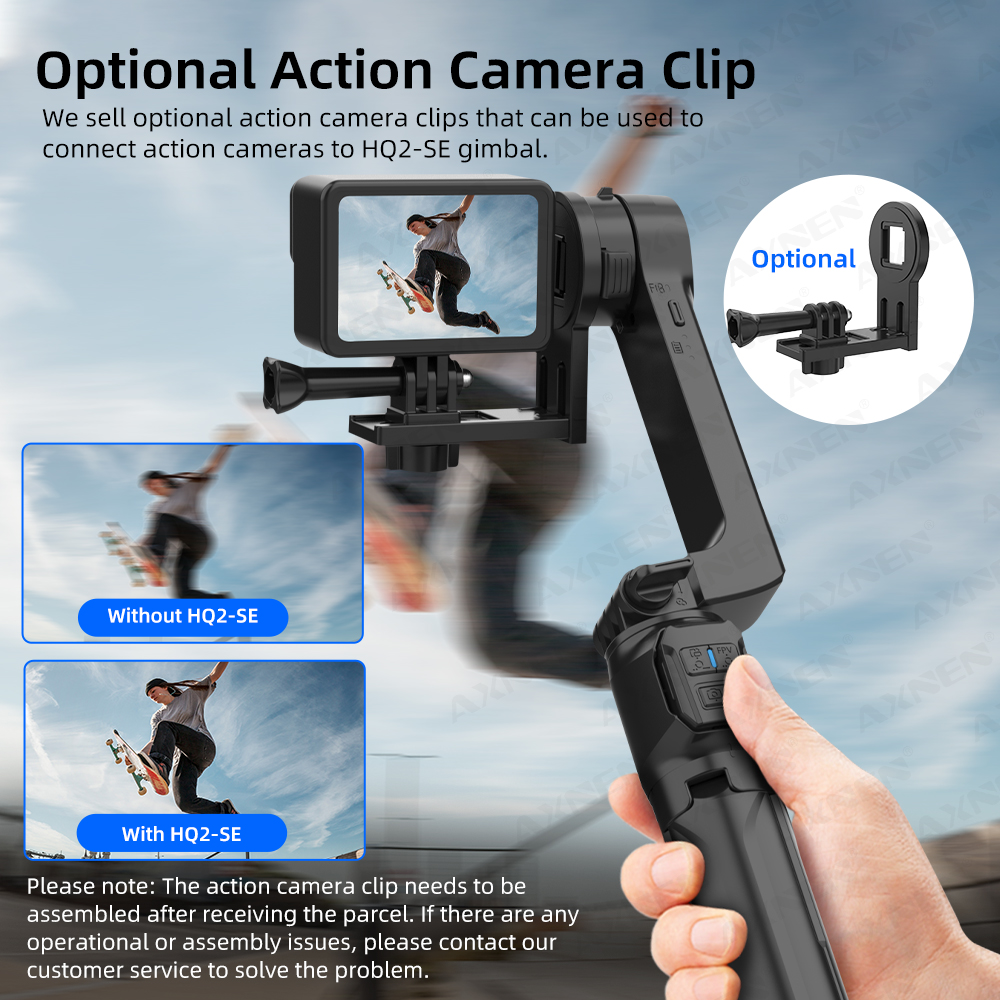 AXNEN HQ2-SE Mobile Phone Stab - Drone Gimbal For Gopro recensie en prijs