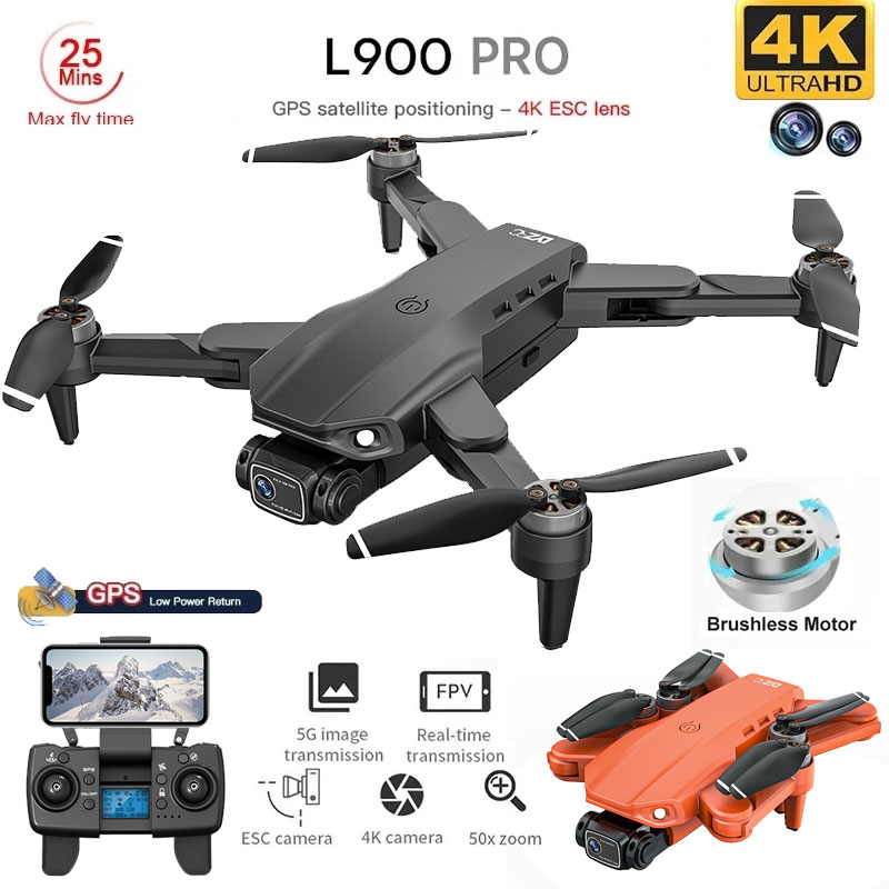L900 Pro GPS Drone 4K Professi - Drone Gimbal Brushless recensie en prijs