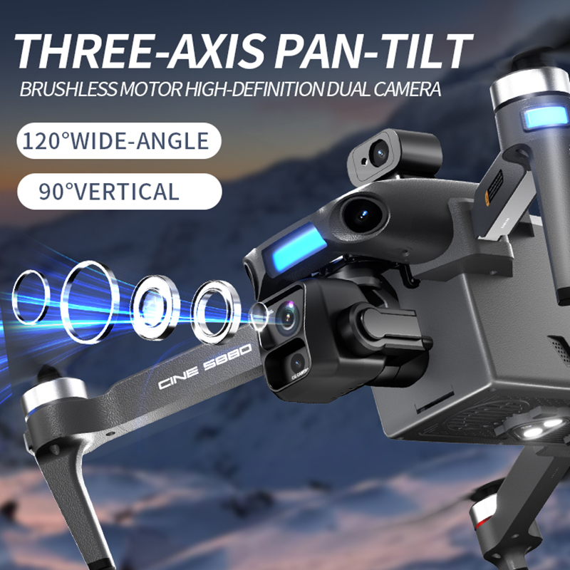 2026 New 8K Dual Camera Drone  - Drone Gimbal 3 Axis recensie en prijs