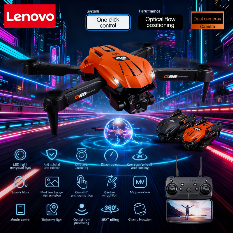 Lenovo D88 Drone 8K Aerial HD  - Drone Gimbal Mount recensie en prijs