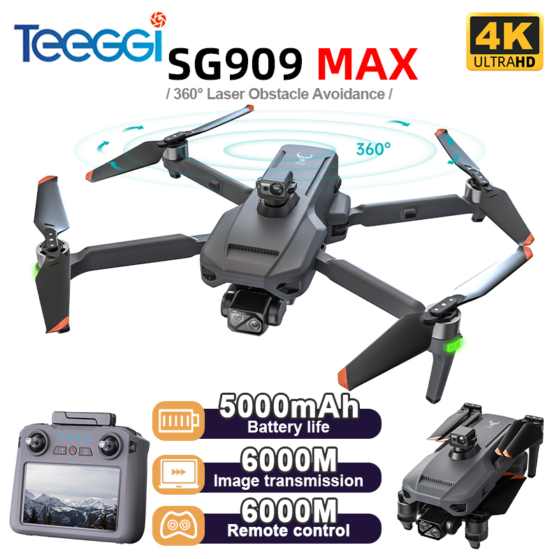 Teeggi SG909 MAX GPS Drone Wit - Drone Gimbal 3 Axis recensie en prijs
