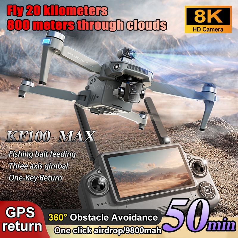 SJRC KF100 MAX 8K UHD Photo HD - Drone Gimbal Case recensie en prijs