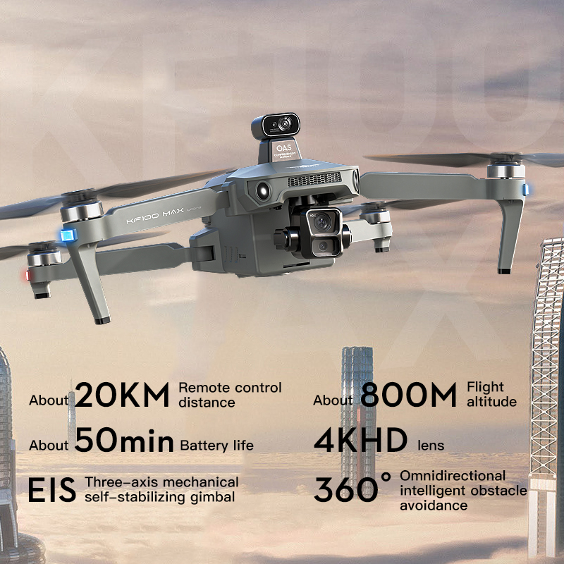SJRC KF100 MAX 8K UHD Photo HD - Drone Gimbal Case recensie en prijs