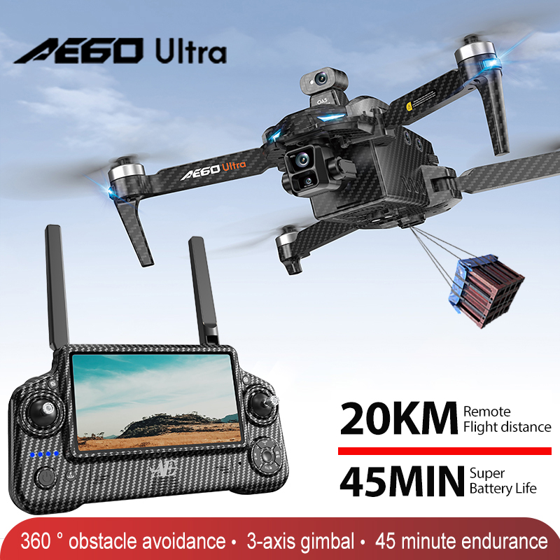AE60 GPS Drone Professional 8K - Drone Gimbal 3 Axis recensie en prijs