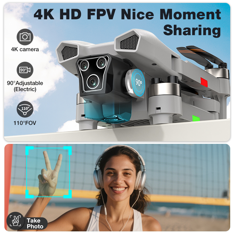2026 Hot L017 Pro Drone Brushl - Drone Gimbal 3 Axis recensie en prijs