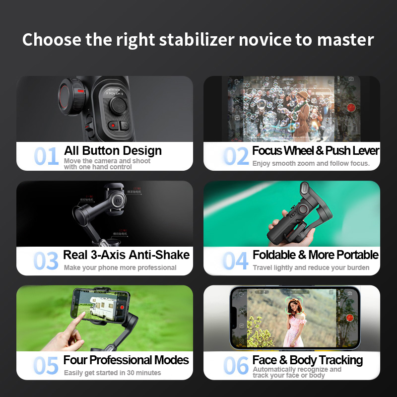 AOCHUAN 3-Axis Handheld Gimbal - Drone Gimbal For Gopro recensie en prijs