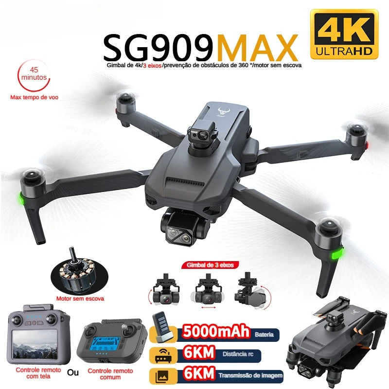 ZLL SG909 SG909MAX Professiona - Drone Gimbal 3 Axis recensie en prijs